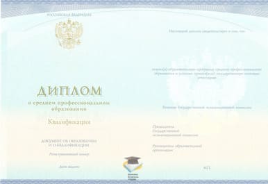 Диплом Томского экономико-промышленного колледжа СпецБланк 2014-2020 годов